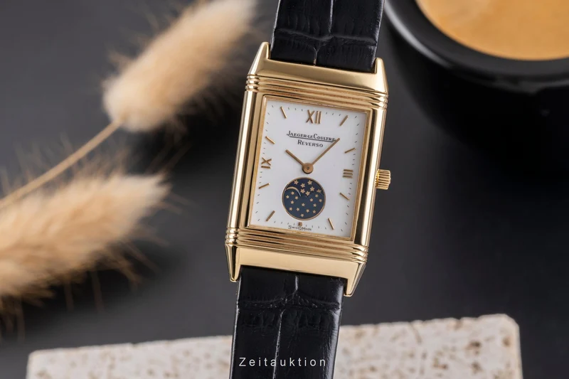 Jaeger LeCoultre Reverso 18 ct gold quartz unisex 140.252.1 [2504597]