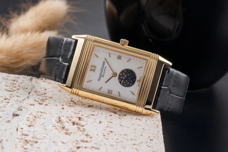 Jaeger LeCoultre Reverso 18 ct gold quartz unisex 140.252.1 [2504597]