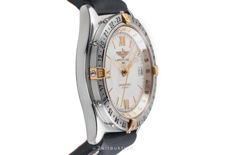 Breitling Antares steel / gold automatic men's watch B32047.1 [2503814]