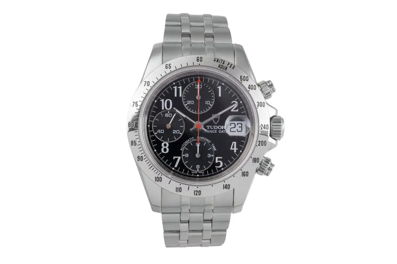 Tudor Prince Date chronograph steel automatic men's watch 79280P [2504751]