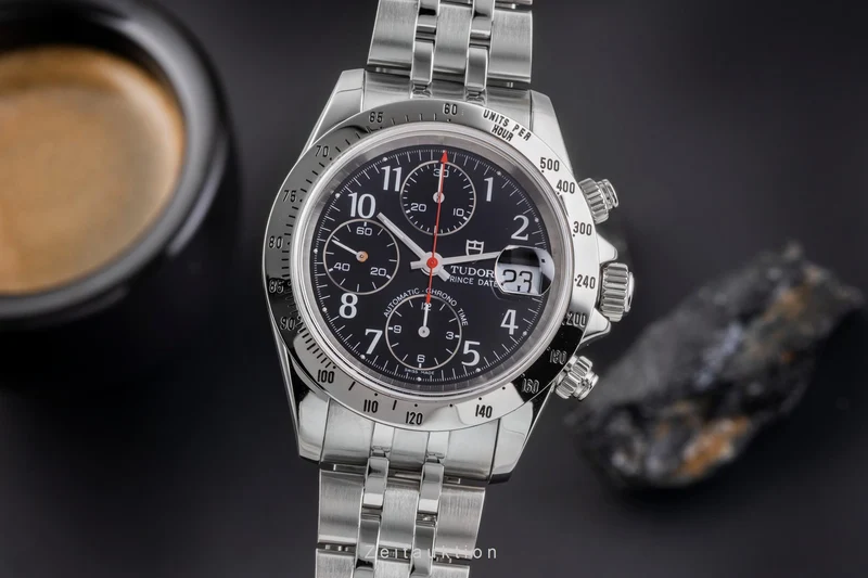 Tudor Prince Date chronograph steel automatic men's watch 79280P [2504751]