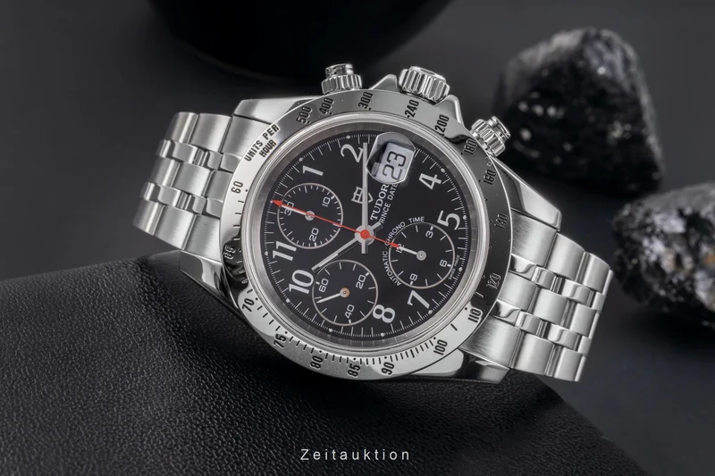 Tudor Prince Date chronograph steel automatic men's watch 79280P [2504751]