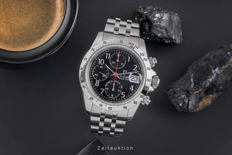 Tudor Prince Date chronograph steel automatic men's watch 79280P [2504751]