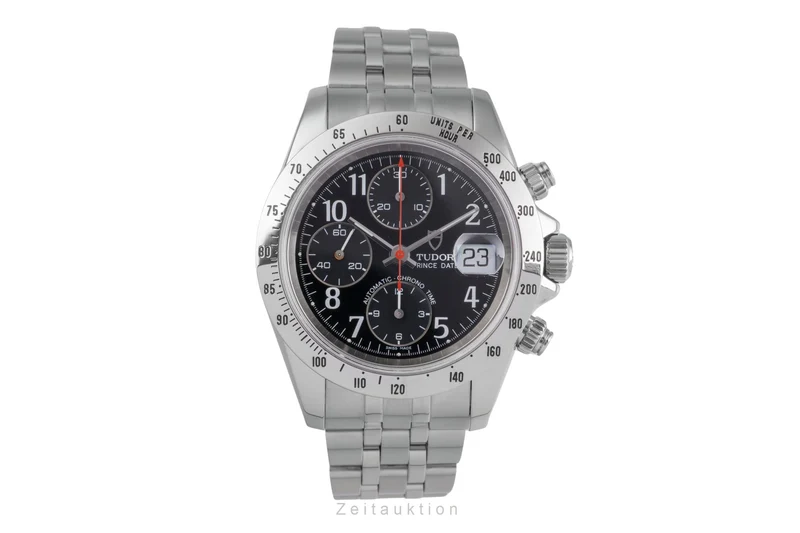 Tudor Prince Date chronograph steel automatic men's watch 79280P [2504751]