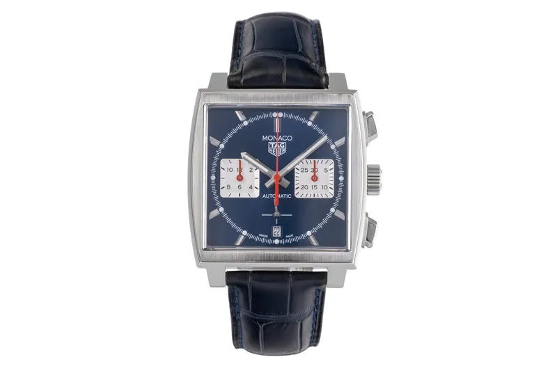 Tag Heuer Monaco chronograph steel automatic men's watch CBL2111 LP: 7600EUR [2504833]