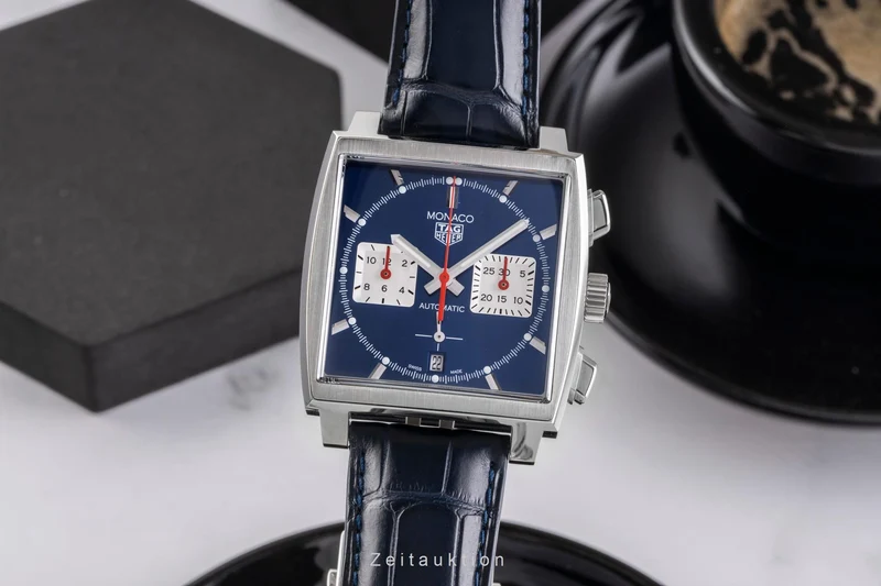 Tag Heuer Monaco chronograph steel automatic men's watch CBL2111 LP: 7600EUR [2504833]