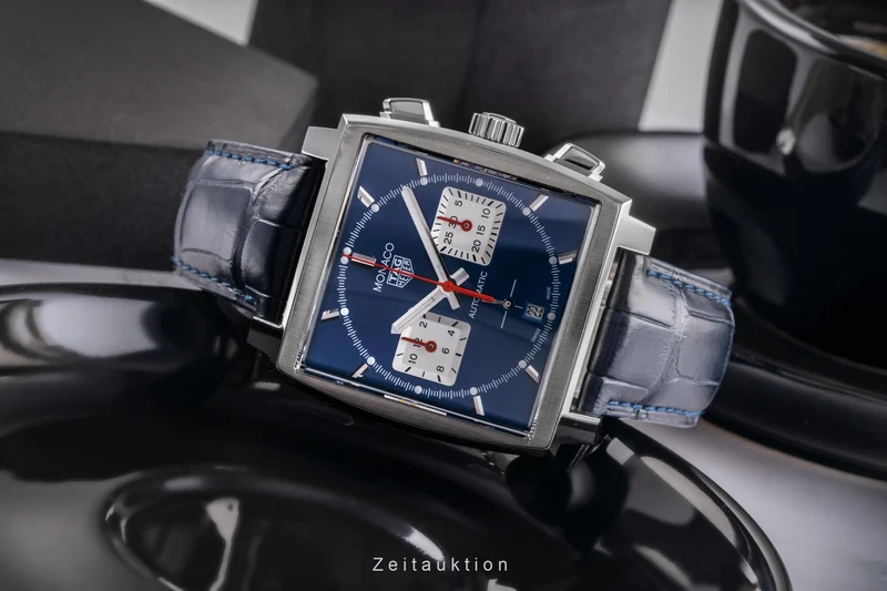 Tag Heuer Monaco chronograph steel automatic men's watch CBL2111 LP: 7600EUR [2504833]