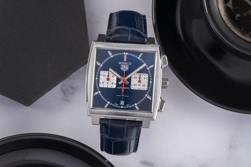 Tag Heuer Monaco chronograph steel automatic men's watch CBL2111 LP: 7600EUR [2504833]