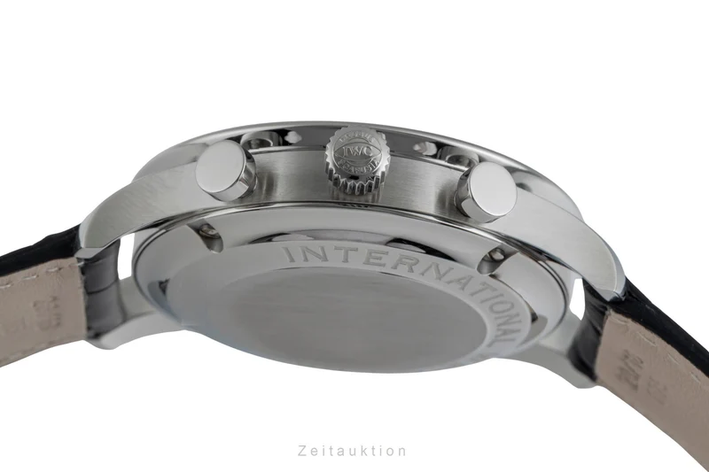 IWC Portugieser chronograph steel automatic men's watch IW371401 LP: 9100EUR [2504992]