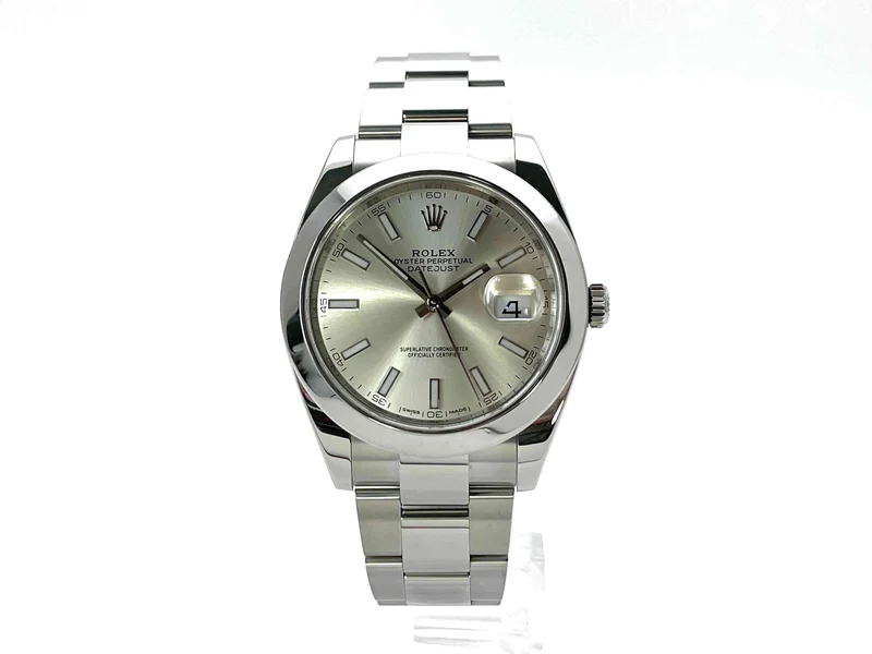 Rolex Datejust 41 Edelstahl 126300 Silber