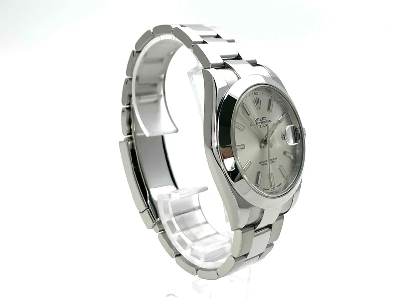 Rolex Datejust 41 Edelstahl 126300 Silber