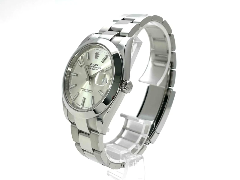 Rolex Datejust 41 Edelstahl 126300 Silber
