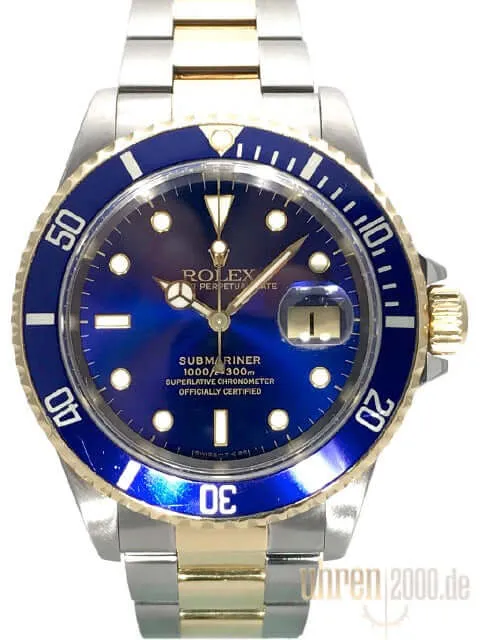 Rolex Submariner Date 16613 Edelstahl Gelbgold aus 1998