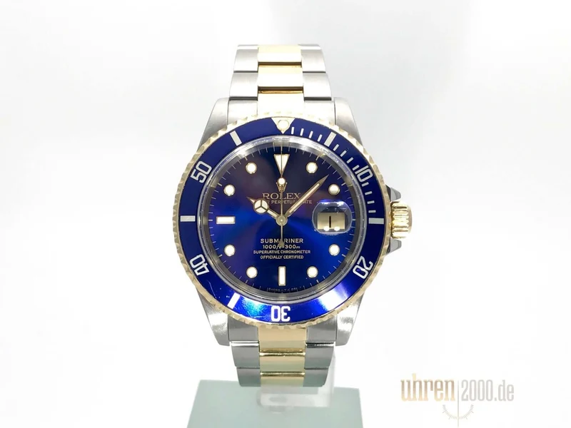Rolex Submariner Date 16613 Edelstahl Gelbgold aus 1998