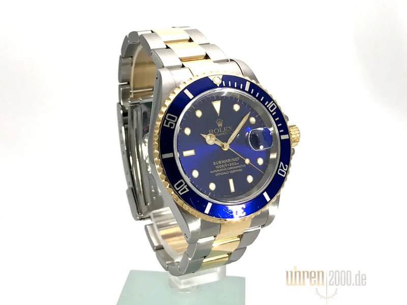 Rolex Submariner Date 16613 Edelstahl Gelbgold aus 1998