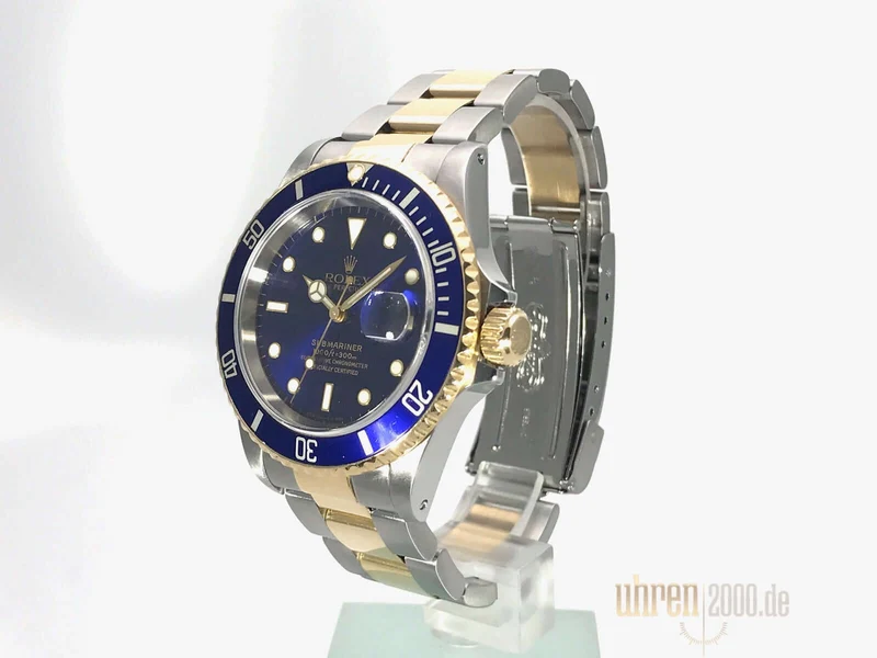 Rolex Submariner Date 16613 Edelstahl Gelbgold aus 1998