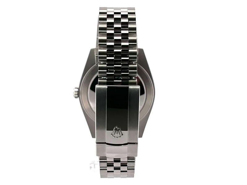 Rolex Datejust 41 Edelstahl Weißgold 126334 Schwarz Jubile-Band