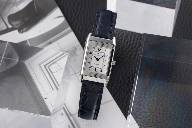 Jaeger LeCoultre Reverso steel quartz women's watch 260.840.082 , 260.8.08 LP: 7500EUR [2504159]