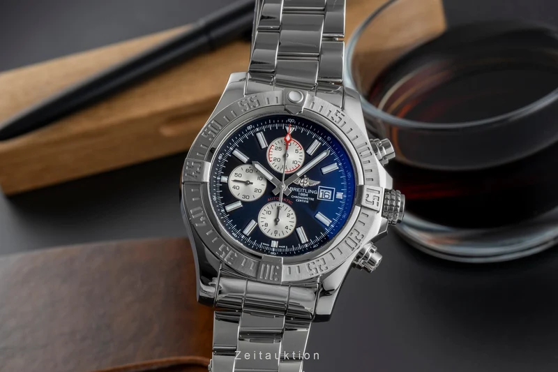 Breitling Super Avenger II chronograph steel automatic men's watch A13371 [2504308]