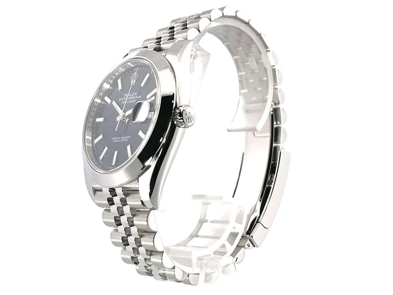 Rolex Datejust 41 Edelstahl 126300 Blau Jubile-Band
