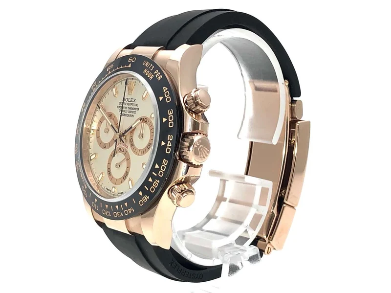 Rolex Daytona 116515 LN Everose-Gold Ivory Oysterflex