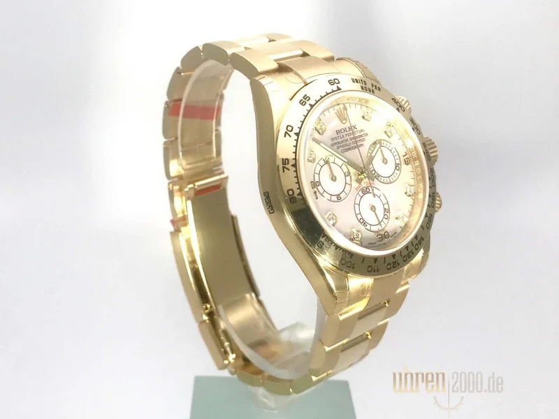 Rolex Cosmograph Daytona 116508 Gelbgold Perlmutt Diamant