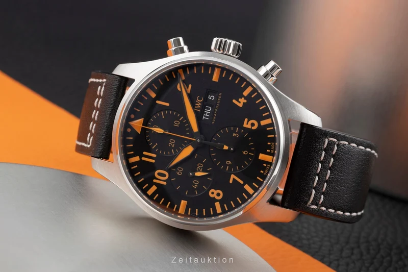 IWC Pilot chronograph steel automatic men's watch IW377730 [2505468]
