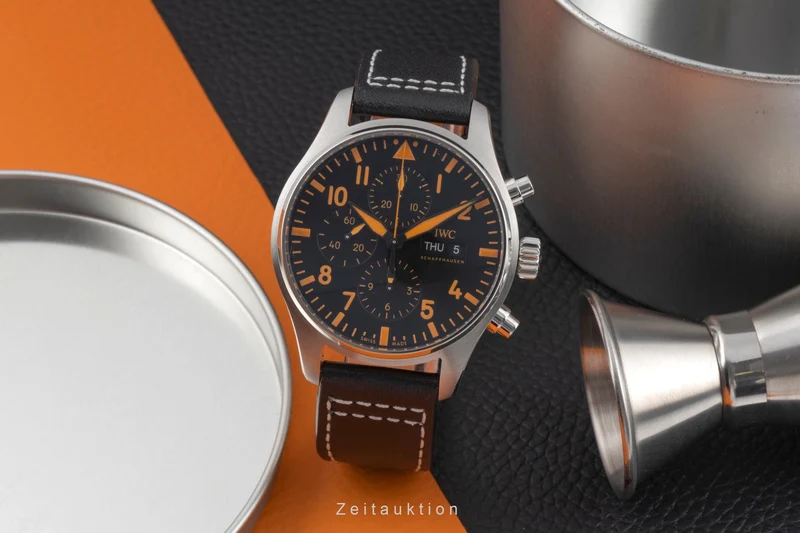 IWC Pilot chronograph steel automatic men's watch IW377730 [2505468]