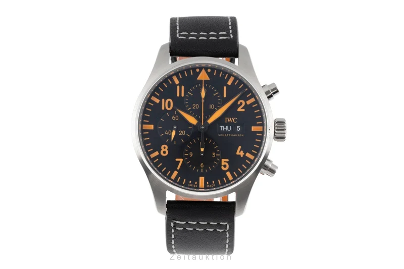 IWC Pilot chronograph steel automatic men's watch IW377730 [2505468]