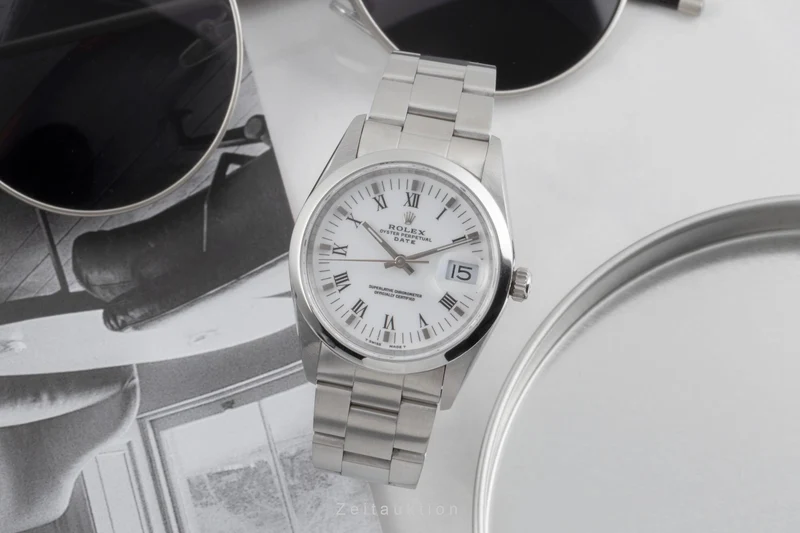 Rolex Date steel automatic men's watch 15200 [2504650]