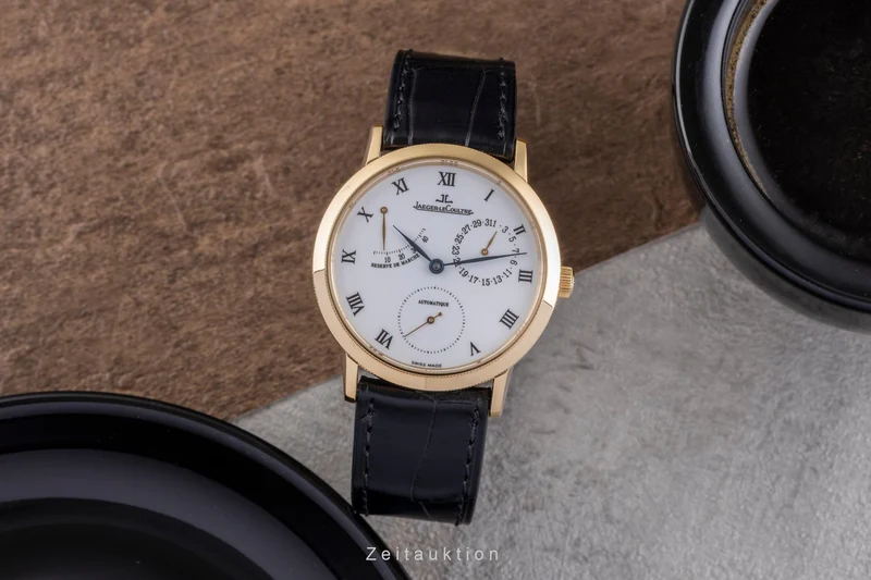 Jaeger LeCoultre Gentilhomme 18 ct gold automatic men's watch 155.140.930 , 155.1.93 [2505037]