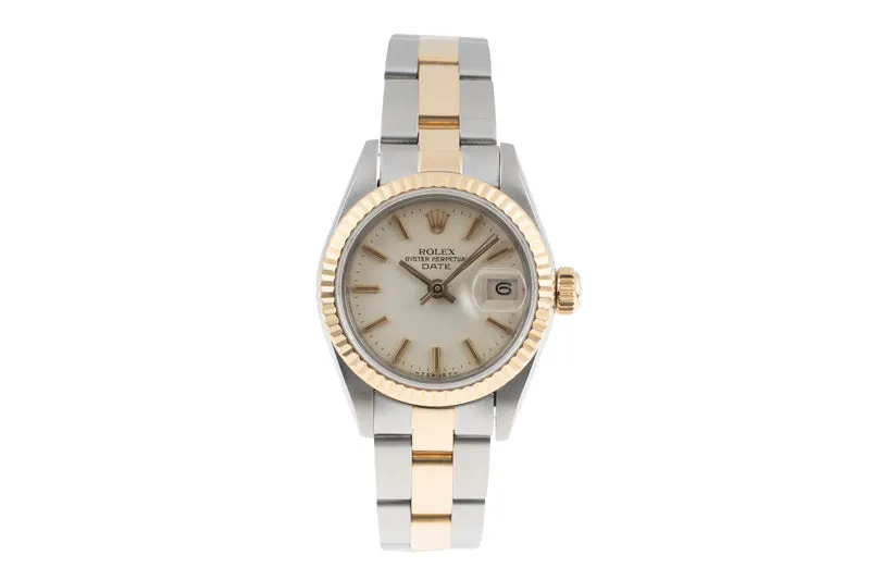Rolex Date steel / gold automatic women's watch 69173 Vintage [2504955]