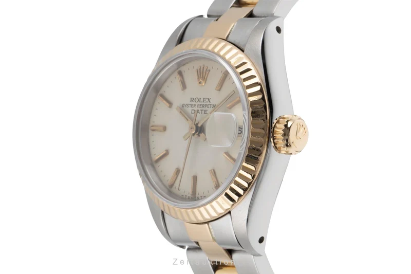 Rolex Date steel / gold automatic women's watch 69173 Vintage [2504955]