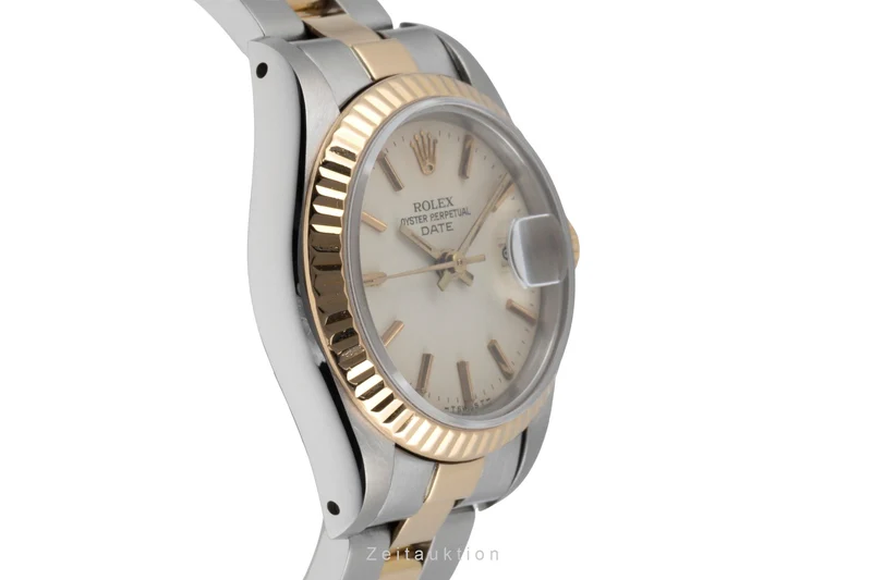Rolex Date steel / gold automatic women's watch 69173 Vintage [2504955]