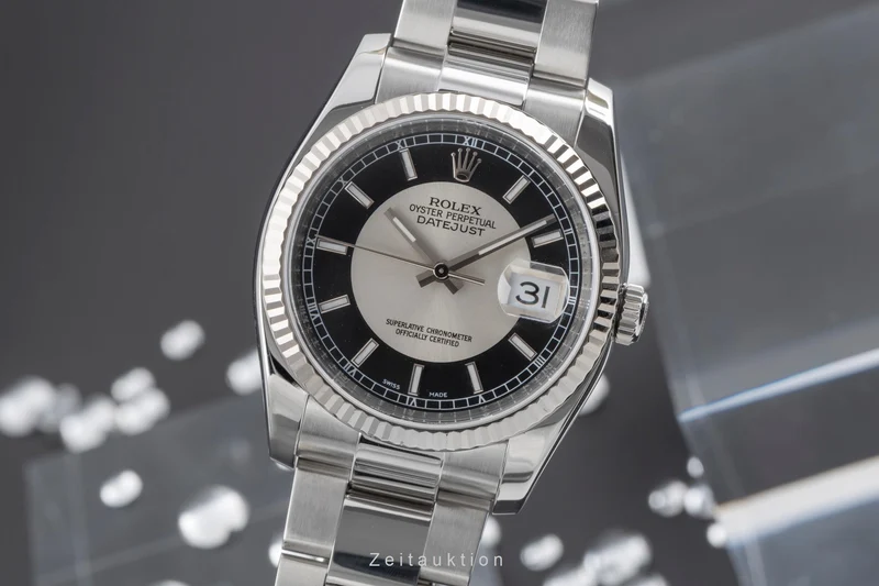 Rolex Datejust steel / white gold automatic men's watch 116234 [2504946]