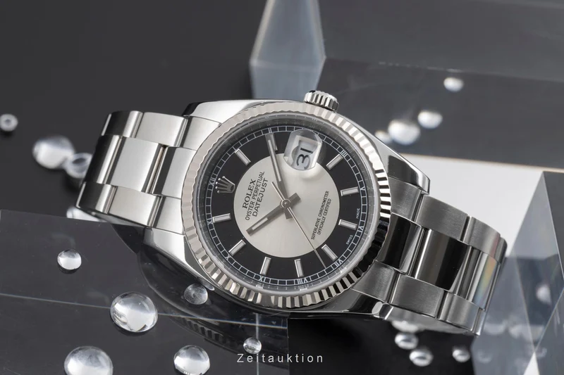Rolex Datejust steel / white gold automatic men's watch 116234 [2504946]