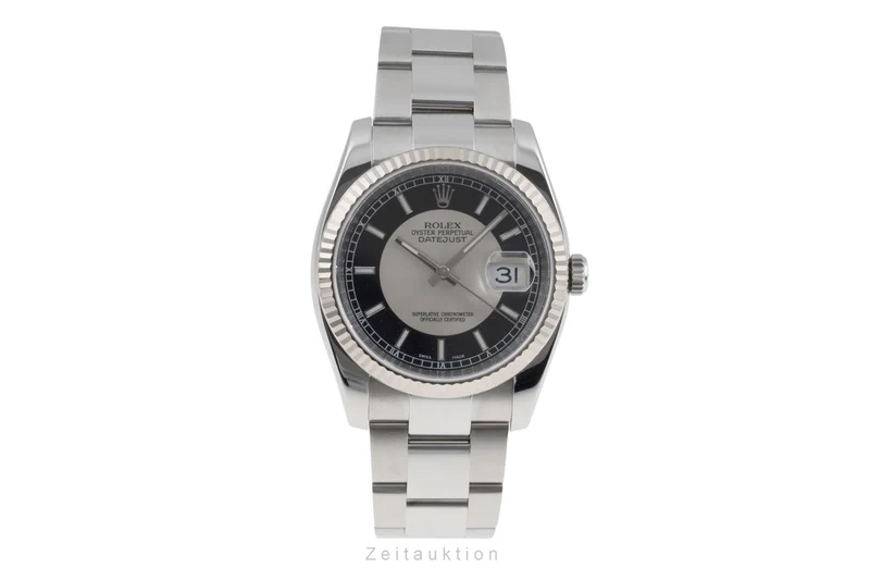Rolex Datejust steel / white gold automatic men's watch 116234 [2504946]