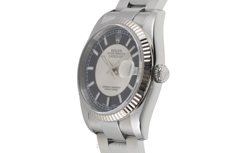 Rolex Datejust steel / white gold automatic men's watch 116234 [2504946]