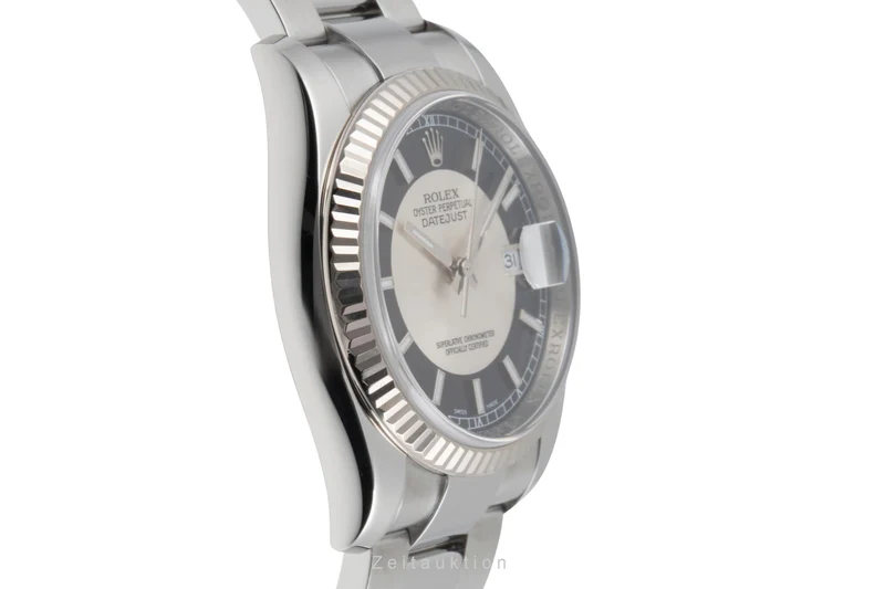 Rolex Datejust steel / white gold automatic men's watch 116234 [2504946]
