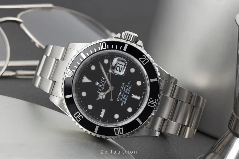 Rolex Submariner steel automatic men's watch 16610 T [2505167]