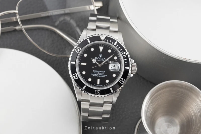 Rolex Submariner steel automatic men's watch 16610 T [2505167]