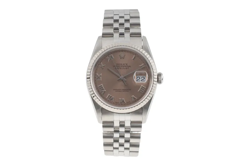 Rolex Datejust steel / white gold automatic men's watch 16234 [2505469]