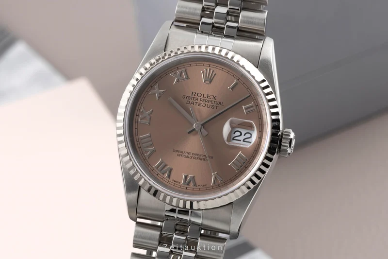 Rolex Datejust steel / white gold automatic men's watch 16234 [2505469]