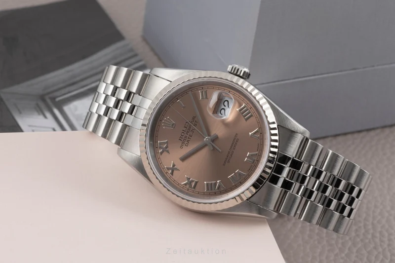 Rolex Datejust steel / white gold automatic men's watch 16234 [2505469]