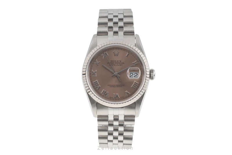 Rolex Datejust steel / white gold automatic men's watch 16234 [2505469]
