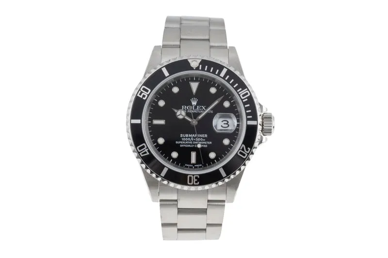 Rolex Submariner steel automatic men's watch 16610 [2505244]