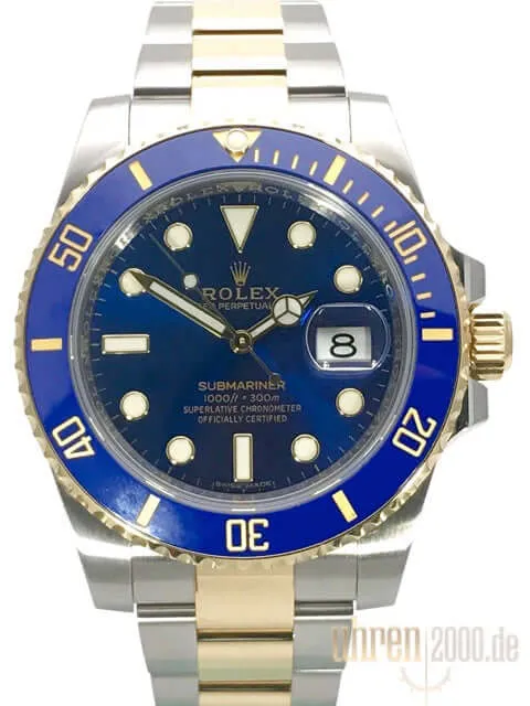 Rolex Submariner Date Edelstahl Gelbgold 116613LB aus 2016