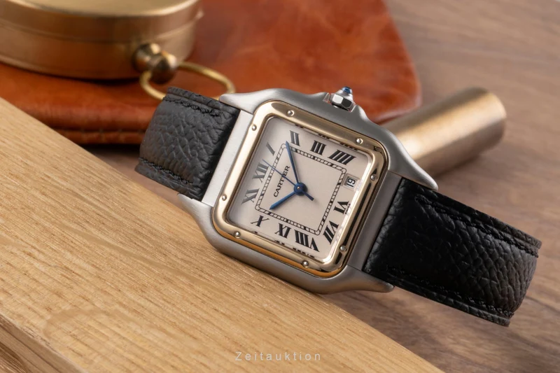 Cartier Panthere steel / gold quartz men's watch GGC98000 [2505090]