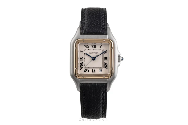 Cartier Panthere steel / gold quartz men's watch GGC98000 [2505090]
