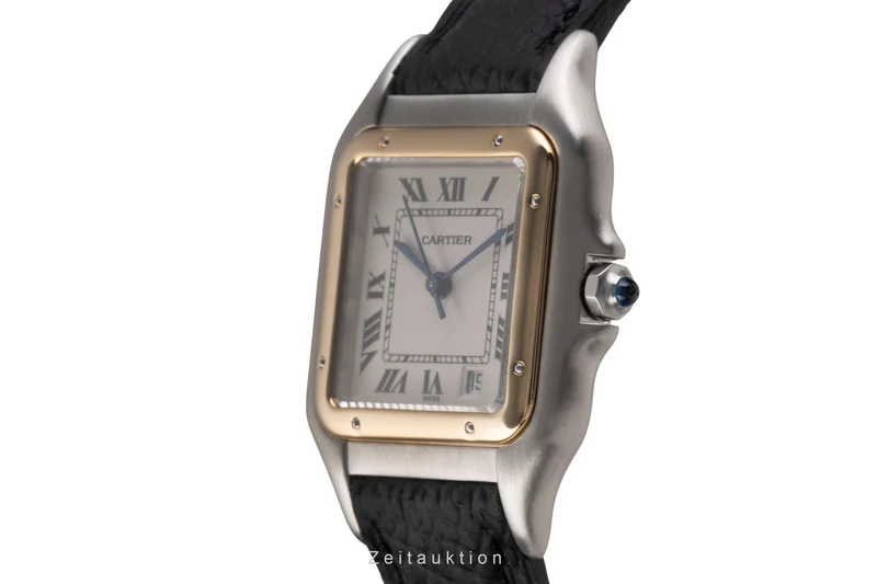 Cartier Panthere steel / gold quartz men's watch GGC98000 [2505090]